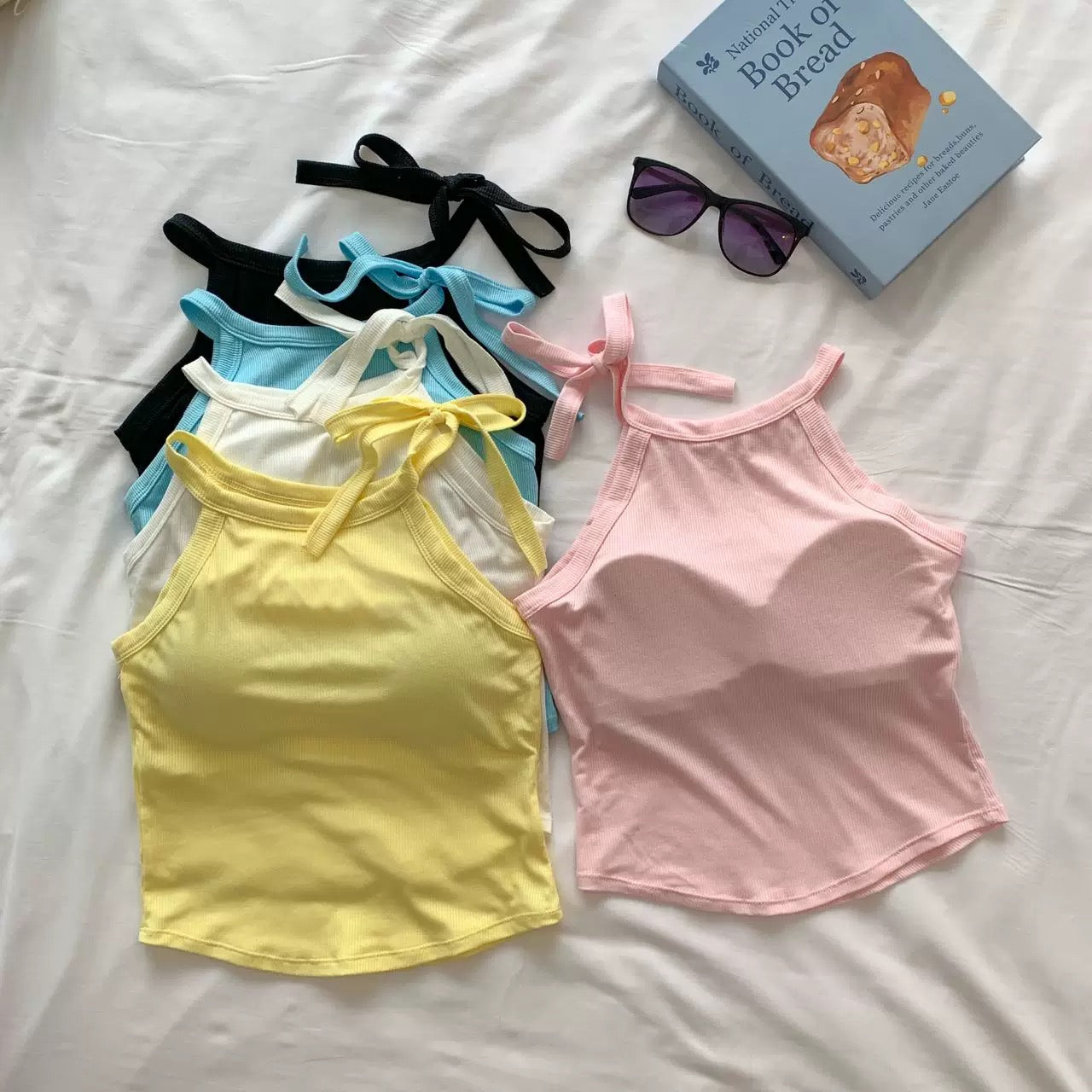 Candy Knot Built-In Bra Top